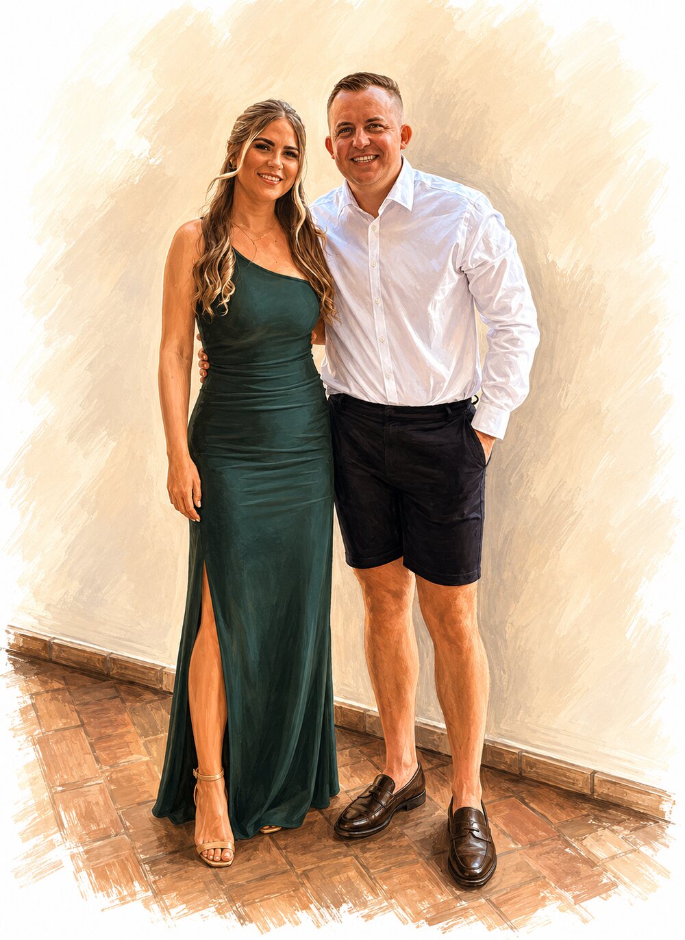 Millie and Callum, owners of Cafeina